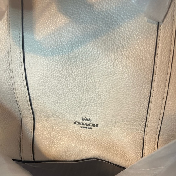 Coach “May” Tote cream&tan silver hrdw
never used! NWT pkg remove for pics - Picture 9 of 9